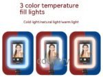 8-inch Beauty Fill Light Selfie Stick Bluetooth Remote Control Integrated Outdoor Floor Live Tripod - Image 4