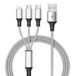 3 In 1 USB Cable For 'IPhone XS Max XR X 8 7 Charging Charger Micro USB Cable For Android USB TypeC Mobile Phone Cables - Image 4