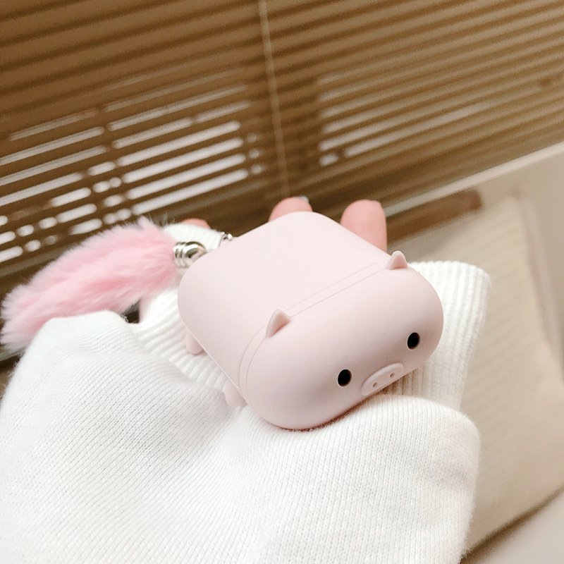 1617861269001.jpg Cute Baby Pig Protective Cover Cartoon Bluetooth Headset Case - Image 1