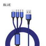 3 In 1 USB Cable For 'IPhone XS Max XR X 8 7 Charging Charger Micro USB Cable For Android USB TypeC Mobile Phone Cables - Image 3