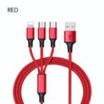 3 In 1 USB Cable For 'IPhone XS Max XR X 8 7 Charging Charger Micro USB Cable For Android USB TypeC Mobile Phone Cables - Image 2