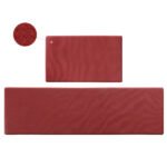 Kitchen Floor Mat Two-piece Set Of Non-slip, Waterproof And Easy To Scrub For Home, Kitchen - Image 9